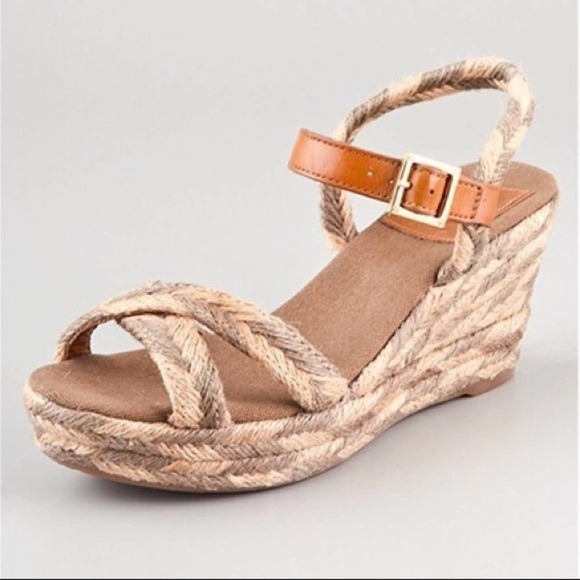 Tory Burch natural Camelia jute wedge sandals - Picture 12 of 12